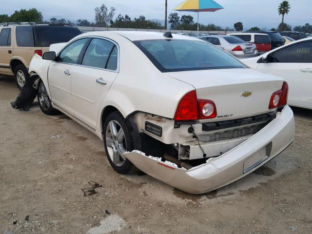 1G1ZC5E06CF329350 - 2012 CHEVROLET MALIBU 1LT WHITE photo 3