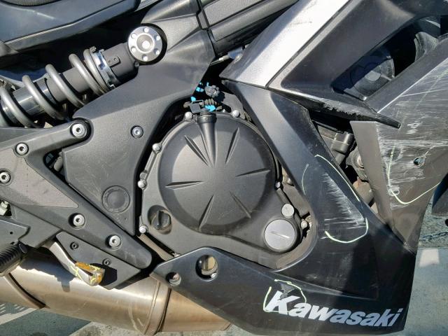 JKAEXEF18EDA18466 - 2014 KAWASAKI EX650 F BLACK photo 7