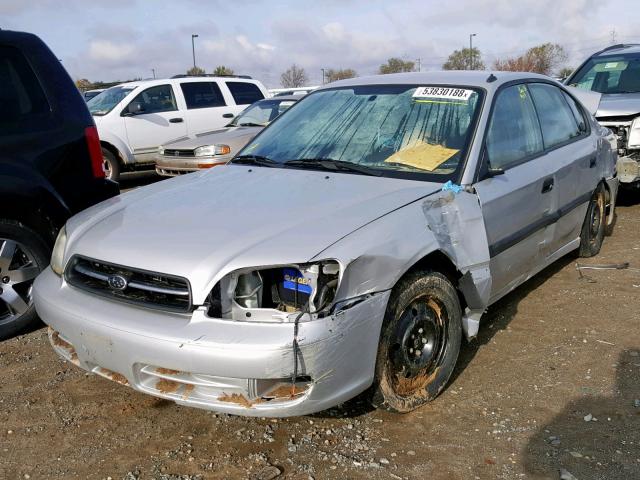 4S3BE635927208649 - 2002 SUBARU LEGACY L WHITE photo 2