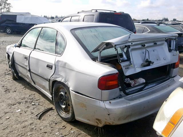 4S3BE635927208649 - 2002 SUBARU LEGACY L WHITE photo 3