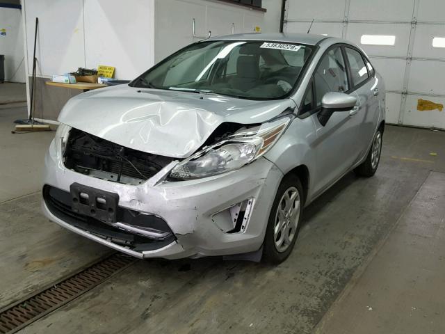 3FADP4AJ9DM156283 - 2013 FORD FIESTA S GRAY photo 2