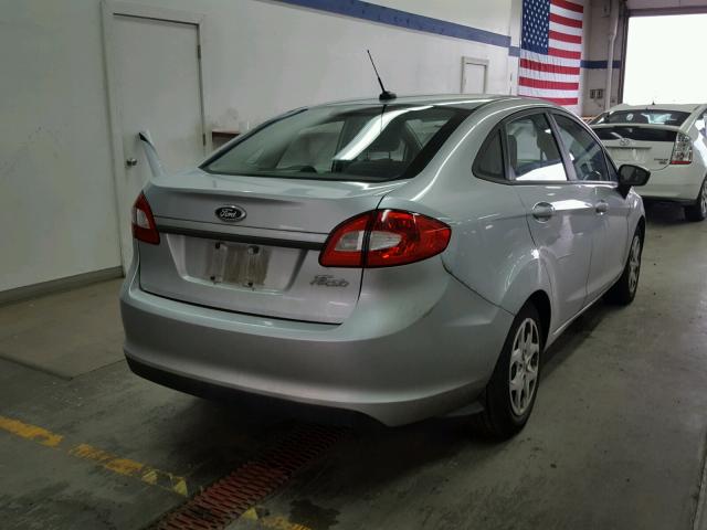 3FADP4AJ9DM156283 - 2013 FORD FIESTA S GRAY photo 4