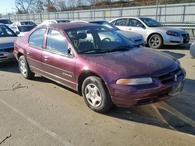 1B3EJ46X1WN308113 - 1998 DODGE STRATUS BURGUNDY photo 1