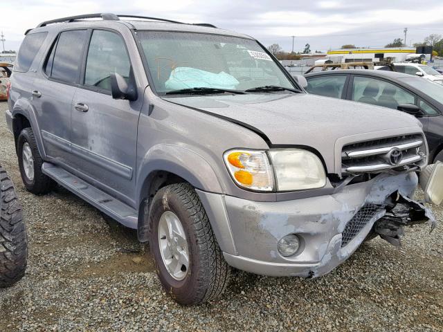 5TDBT48A91S031251 - 2001 TOYOTA SEQUOIA LI GRAY photo 1