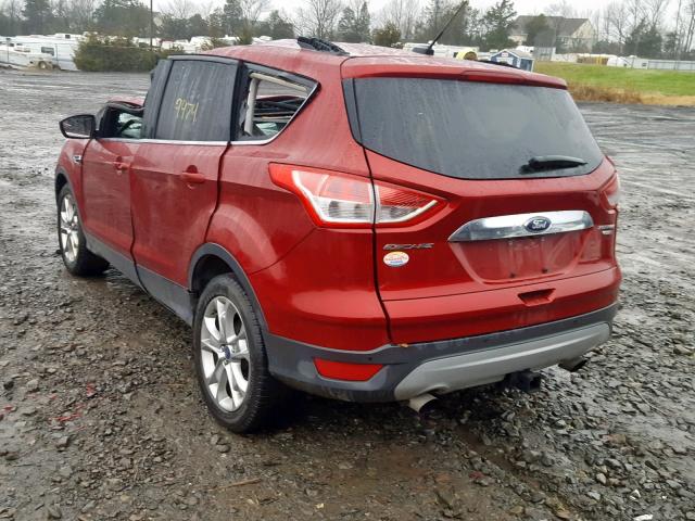 1FMCU9J95GUC64512 - 2016 FORD ESCAPE TIT RED photo 3