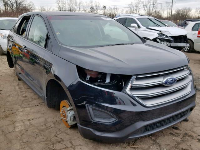 2FMPK4G95HBB73278 - 2017 FORD EDGE SE BLACK photo 1