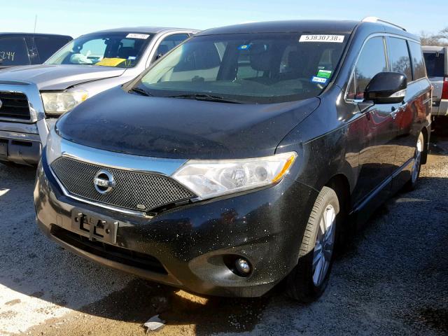 JN8AE2KP8D9067415 - 2013 NISSAN QUEST S BLACK photo 2