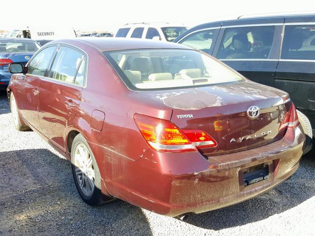 4T1BK36B97U204310 - 2007 TOYOTA AVALON XL MAROON photo 3