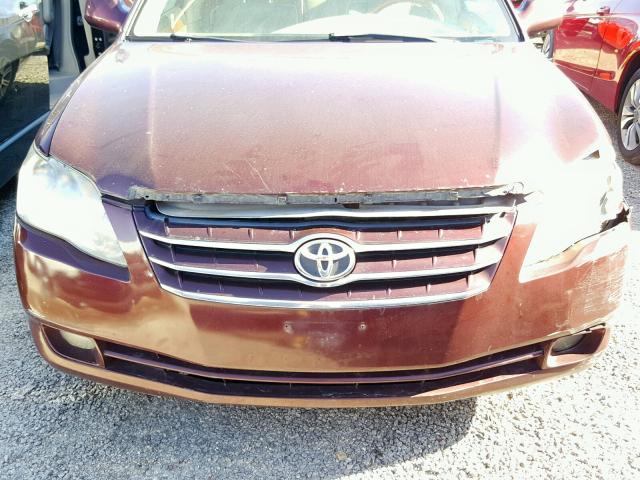 4T1BK36B97U204310 - 2007 TOYOTA AVALON XL MAROON photo 9