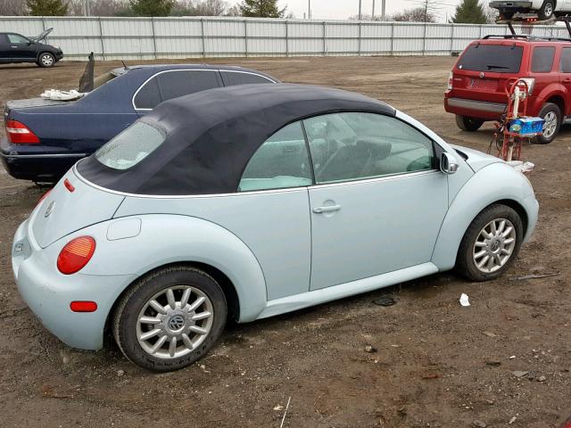 3VWCM21Y94M306924 - 2004 VOLKSWAGEN NEW BEETLE BLUE photo 9