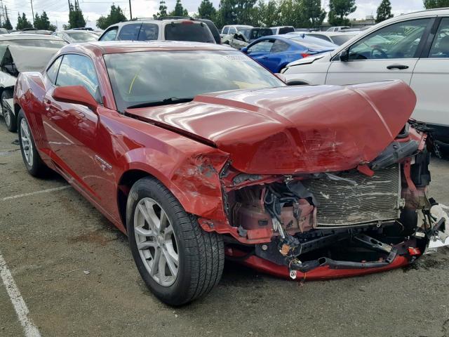 2G1FA1E39F9301275 - 2015 CHEVROLET CAMARO LS RED photo 1