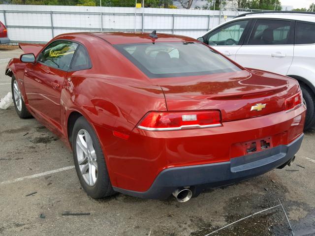 2G1FA1E39F9301275 - 2015 CHEVROLET CAMARO LS RED photo 3