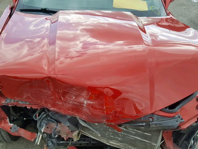 2G1FA1E39F9301275 - 2015 CHEVROLET CAMARO LS RED photo 7