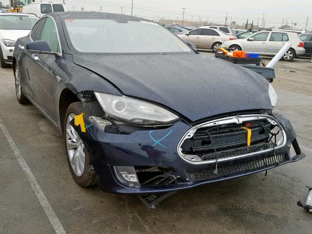 5YJSA1H16EFP28665 - 2014 TESLA MODEL S Mavi foto 1