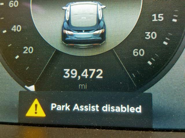 5YJSA1H16EFP28665 - 2014 TESLA MODEL S Mavi foto 8