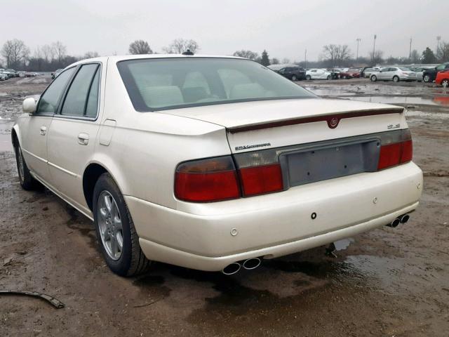 1G6KS54Y83U181087 - 2003 CADILLAC SEVILLE SL WHITE photo 3