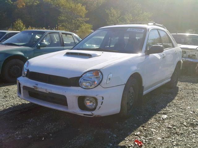 JF1GG65502H820073 - 2002 SUBARU IMPREZA TS WHITE photo 2