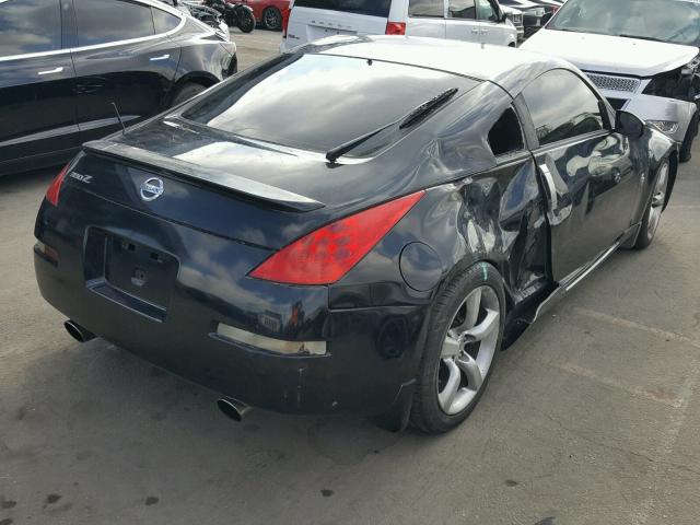 JN1AZ34EX4T061381 - 2004 NISSAN 350Z COUPE BLACK photo 4