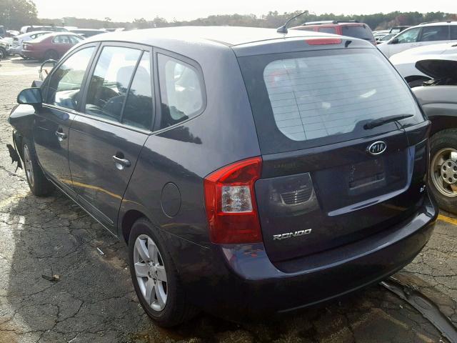 KNAFG525587199333 - 2008 KIA RONDO BASE GRAY photo 3