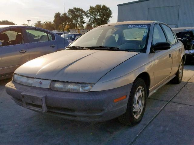 1G8ZH5284VZ212588 - 1997 SATURN SL1 GOLD photo 2