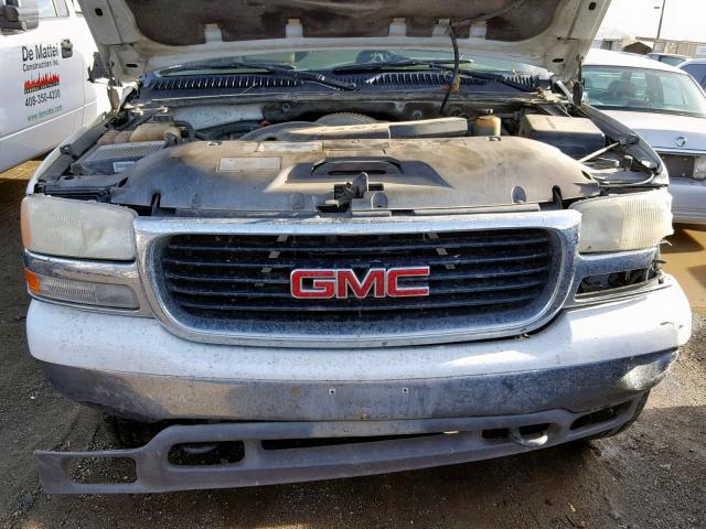 1GKEK13TX2J174929 - 2002 GMC YUKON WHITE photo 7