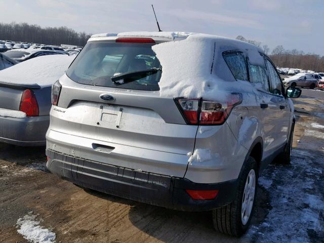 1FMCU0F71HUB37521 - 2017 FORD ESCAPE S SILVER photo 4