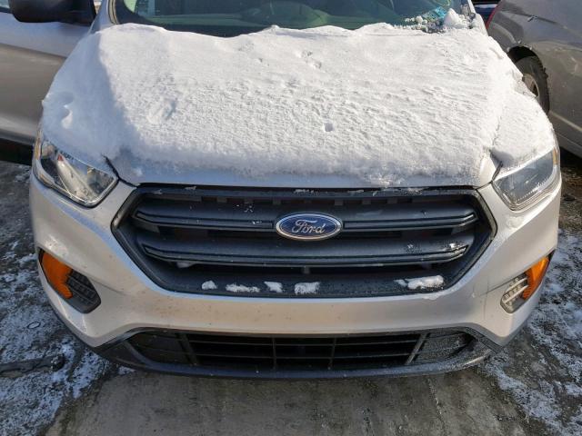 1FMCU0F71HUB37521 - 2017 FORD ESCAPE S SILVER photo 7