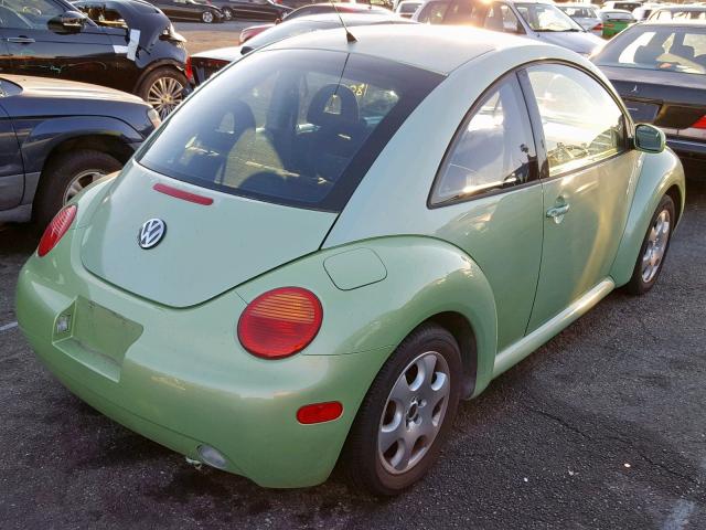 3VWCK21C62M421035 - 2002 VOLKSWAGEN NEW BEETLE 绿色 照片 4