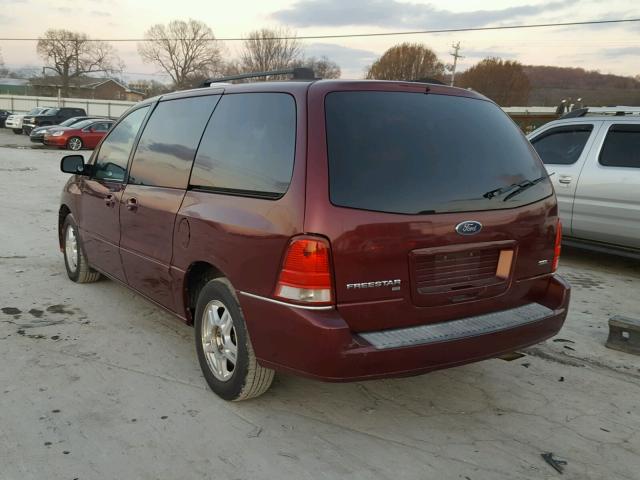 2FMDA52286BA64008 - 2006 FORD FREESTAR S MAROON photo 3