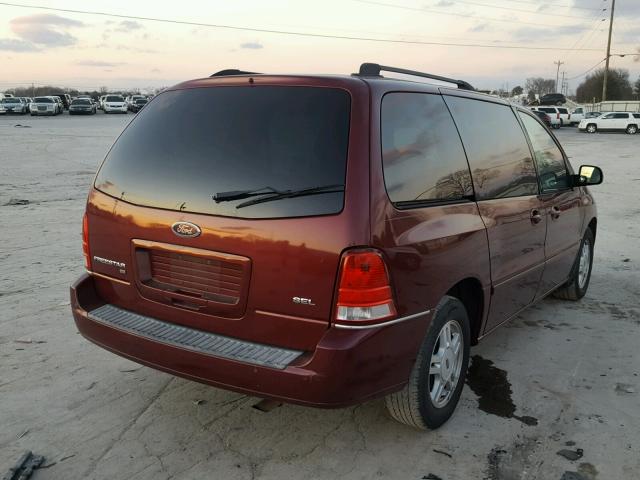 2FMDA52286BA64008 - 2006 FORD FREESTAR S MAROON photo 4