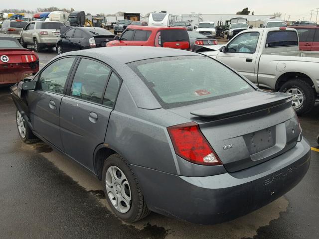 1G8AJ52F65Z100276 - 2005 SATURN ION LEVEL GRAY photo 3