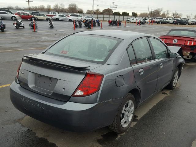 1G8AJ52F65Z100276 - 2005 SATURN ION LEVEL GRAY photo 4