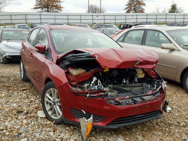 1FADP3K28FL318989 - 2015 FORD FOCUS SE RED photo 1