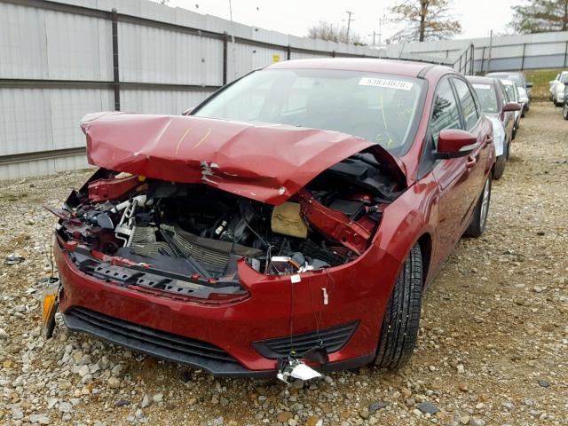 1FADP3K28FL318989 - 2015 FORD FOCUS SE RED photo 2