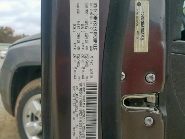 1C4NJCBA8ED882836 - 2014 JEEP COMPASS SP 石墨色 照片 10