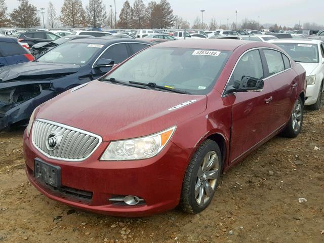 1G4GC5EG3AF184403 - 2010 BUICK LACROSSE C BURGUNDY photo 2