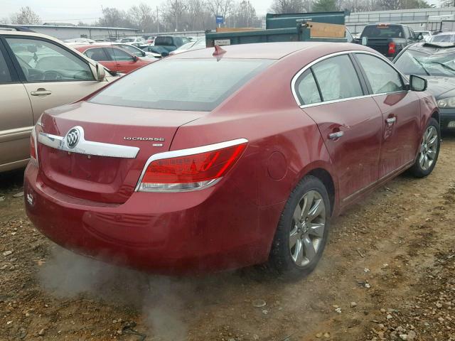 1G4GC5EG3AF184403 - 2010 BUICK LACROSSE C BURGUNDY photo 4