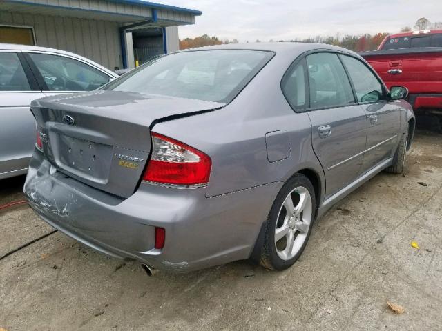 4S3BL626287227004 - 2008 SUBARU LEGACY 2.5 GRAY photo 4