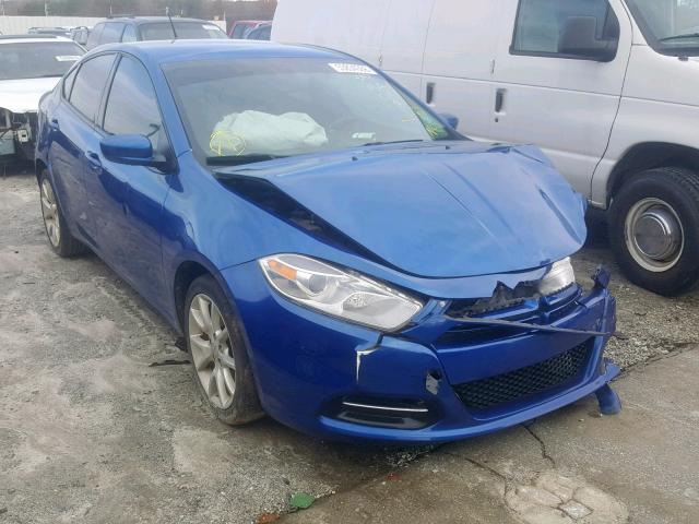 1C3CDFBA2DD153010 - 2013 DODGE DART SXT BLUE photo 1