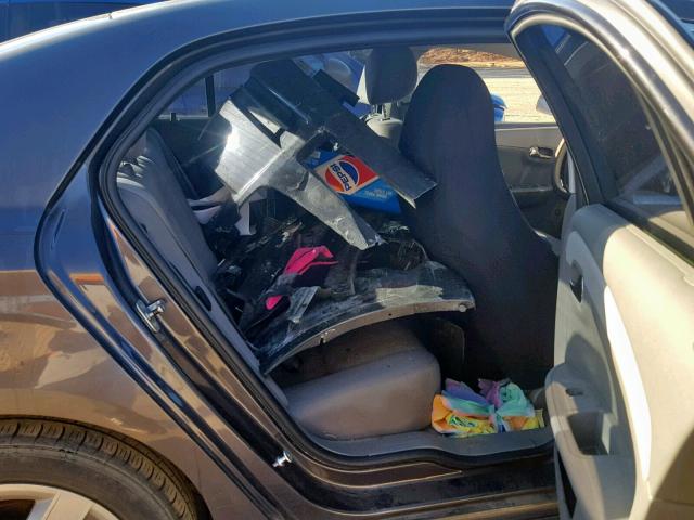 1G1ZA5E01A4122119 - 2010 CHEVROLET MALIBU LS BROWN photo 6