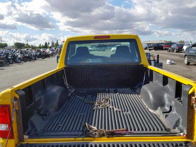 1FTYR10U66PA05933 - 2006 FORD RANGER YELLOW photo 6