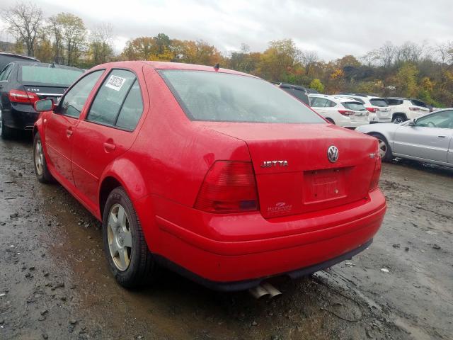 3VWSE69M32M139443 - 2002 VOLKSWAGEN JETTA GLS RED photo 3