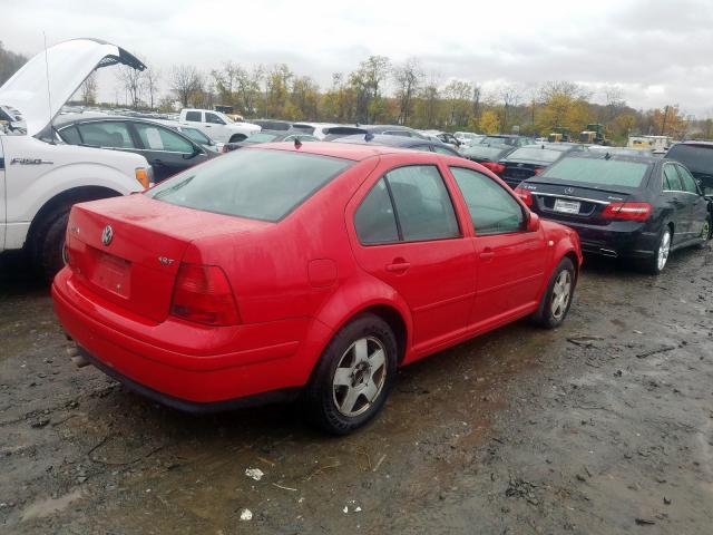 3VWSE69M32M139443 - 2002 VOLKSWAGEN JETTA GLS RED photo 4