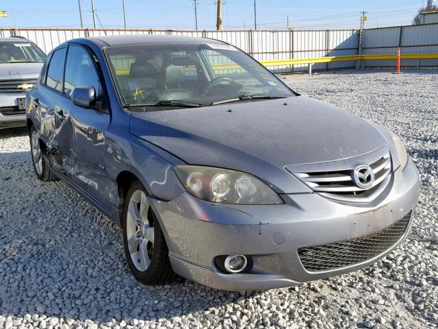 JM1BK143651330644 - 2005 MAZDA 3 HATCHBAC GRAY photo 1