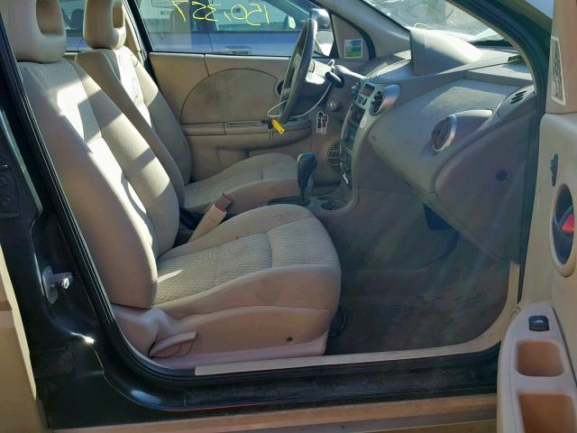 1G8AJ55F77Z138968 - 2007 SATURN ION LEVEL TAN photo 5