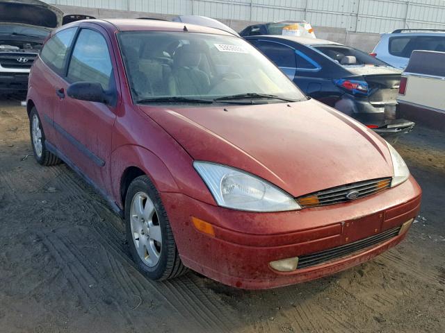 3FAFP31322R183202 - 2002 FORD FOCUS ZX3 RED photo 1