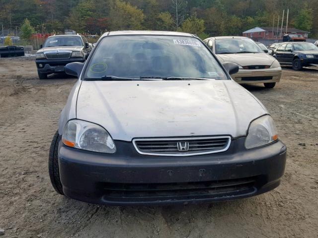 2HGEJ6629TH544402 - 1996 HONDA CIVIC DX SILVER photo 9