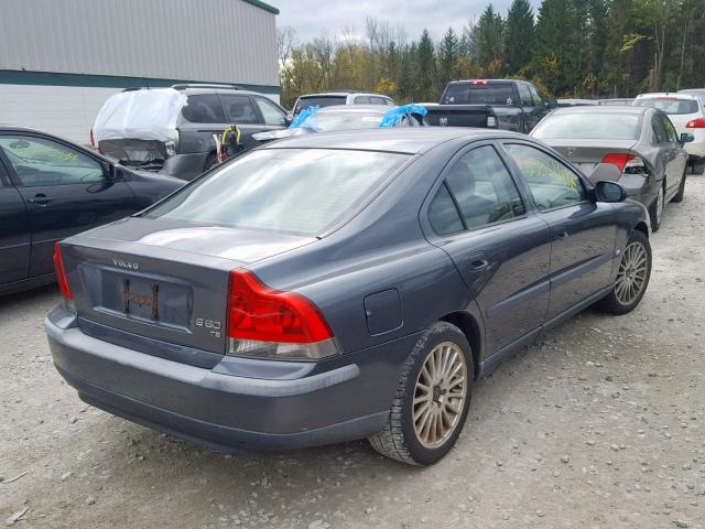 YV1RS53D832249288 - 2003 VOLVO S60 T5 GRAY photo 4