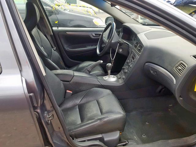 YV1RS53D832249288 - 2003 VOLVO S60 T5 GRAY photo 5