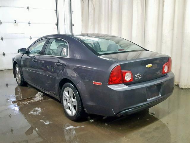 1G1ZA5EU7CF391512 - 2012 CHEVROLET MALIBU LS GRAY photo 3